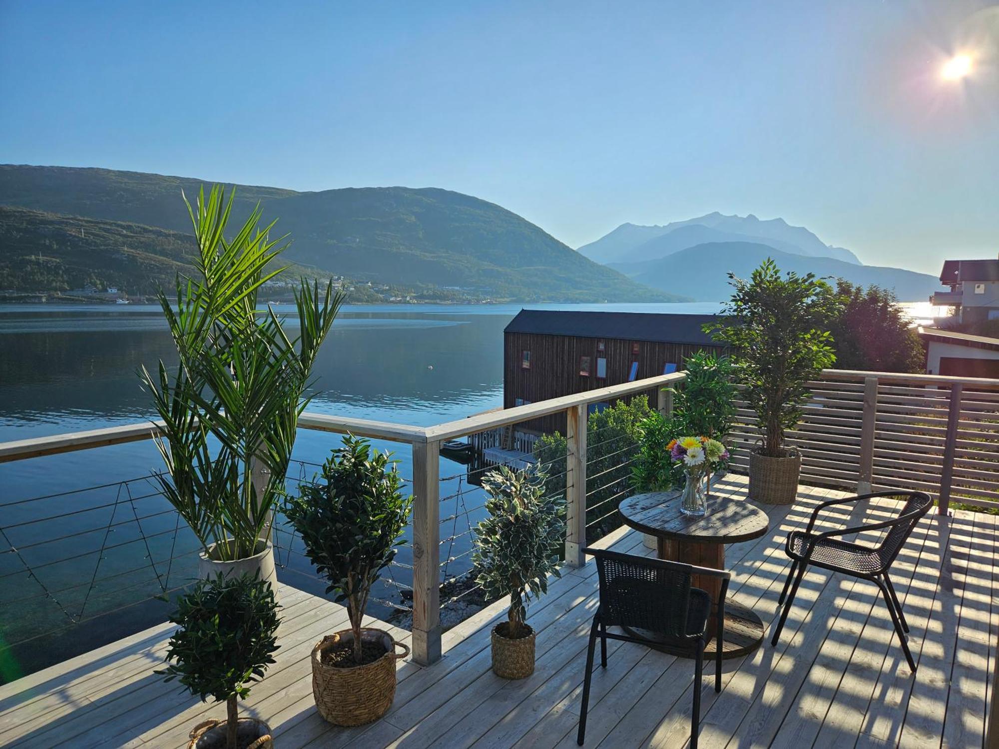 Вілла Kaldfjord Sea House Тромсе Екстер'єр фото