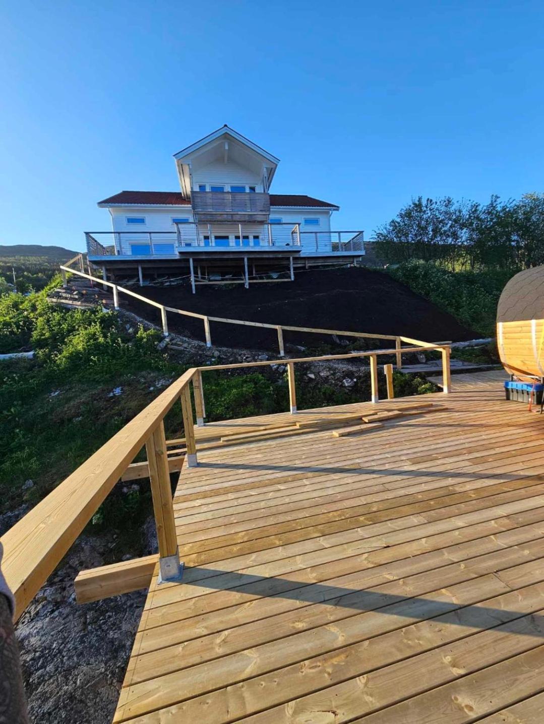 Вілла Kaldfjord Sea House Тромсе Екстер'єр фото